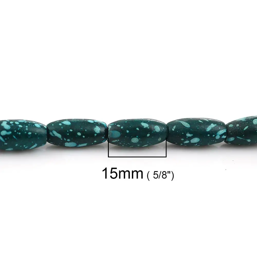 DoreenBeads Fashion Wood Spacer Beads Oval Brown 15mm x 8mm Hole: Approx 2.8mm 47cm long 1 Strand (Approx 32 PCs/Strand) | Украшения и
