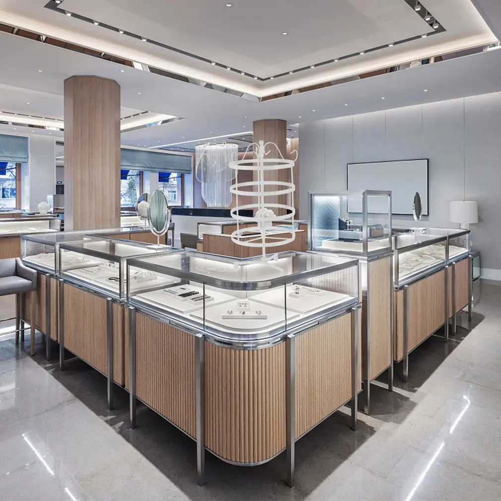 

2020 Nieuwe Iron Art Circular Four Layers Rack 144 Holes Earring Jewelry Display Stand Vrijstaande Display Thuis Sieraden Rack