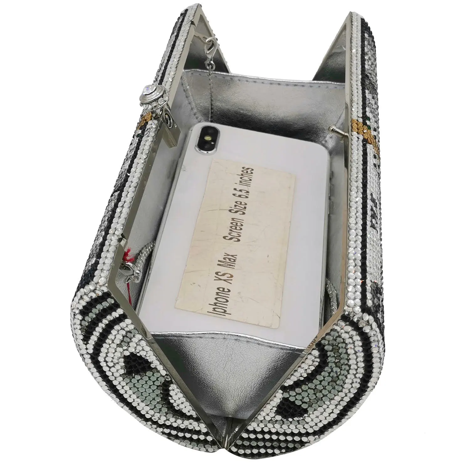 

Double Flower Oval-Shape Stack of Cash Rich Money Women Crystal Evening Bags Wedding Party Ladies Diamond Purses and Handbags