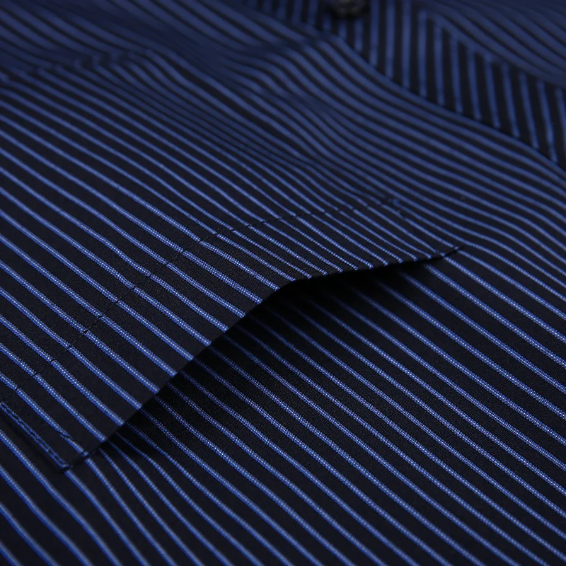 Мужская рубашка в полоску Port & Lotus брендовая клетчатая с длинным рукавом и