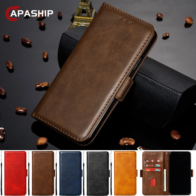 Роскошный флип чехол из воловьей кожи для iphone 11 12 Pro Max XS XR X 5 SE 6 7 8 Plus бумажник в