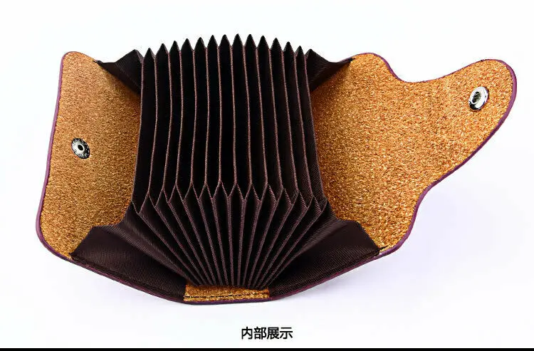 Функциональный чехол из искусственной кожи для визиток кошелек кредитных карт