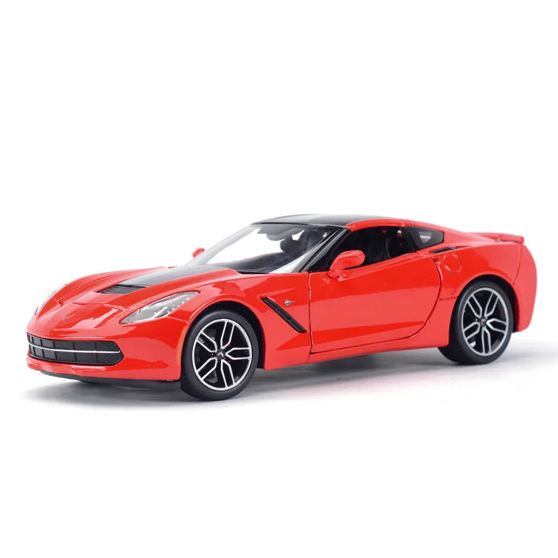 Гоночная модель автомобиля Maisto 1:18 Chevrolet Corvette Z51 из сплава украшение для коллекции