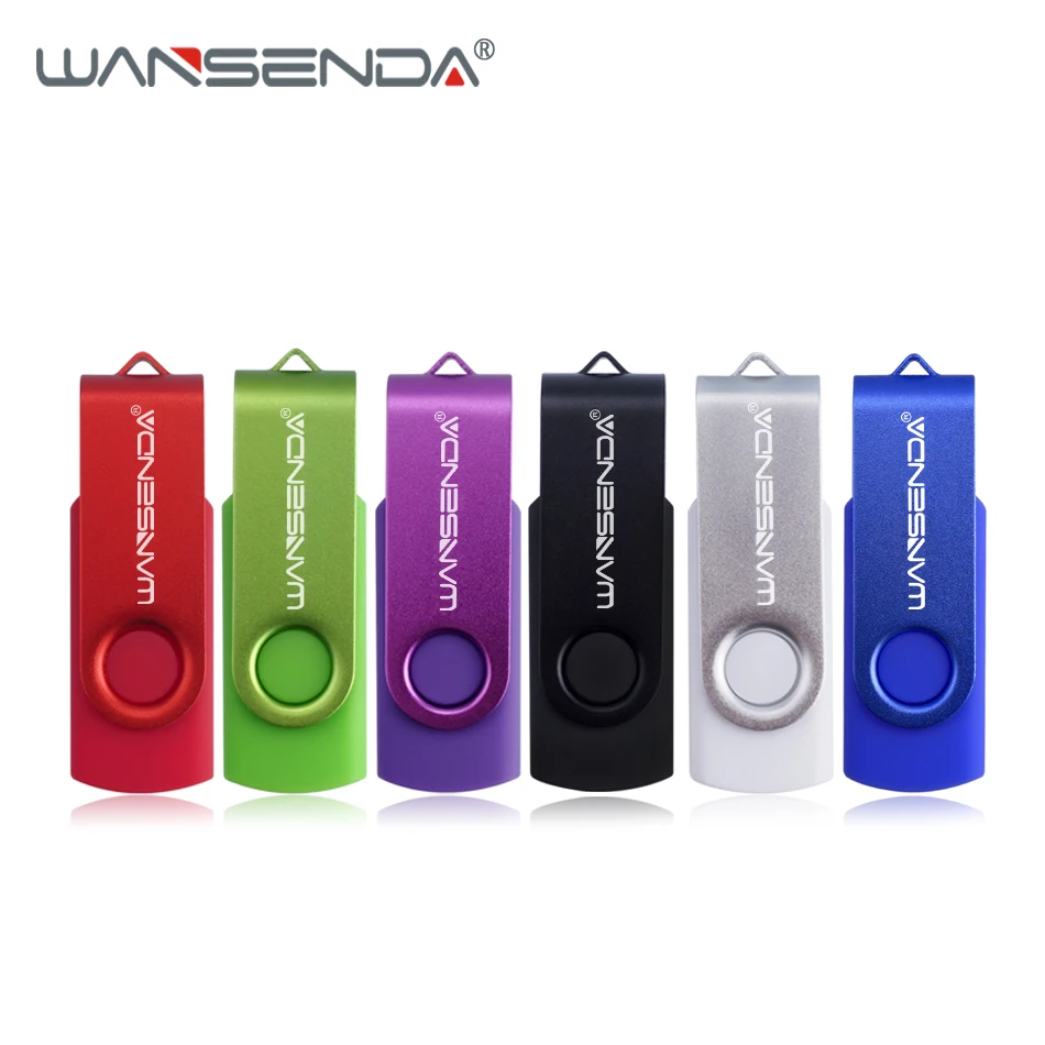 Wansenda шарнирный USB флеш накопитель 4 ГБ 8 16 32 64 128 256 ГБ|USB флэш-накопители| |