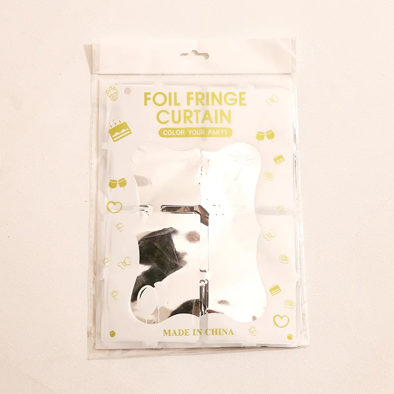 1 м × 2 яркая квадратная дождевая занавеска для вечерние НКИ свадьбы дня рождения