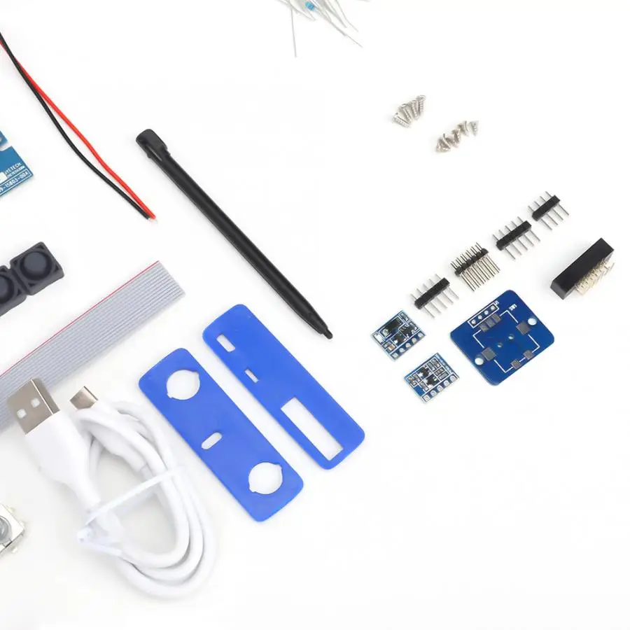 Цифровой осциллограф портативный двухканальный цифровой DIY Kit аксессуары с 2