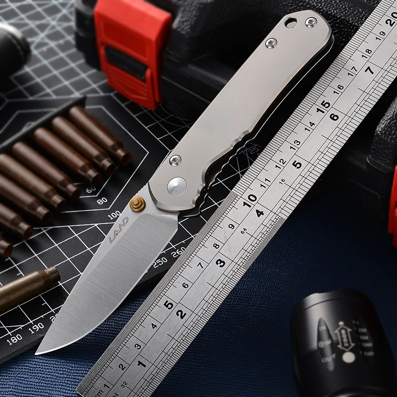 Складной нож Land 820 из титана карманный Клинок с лезвием VG10 система