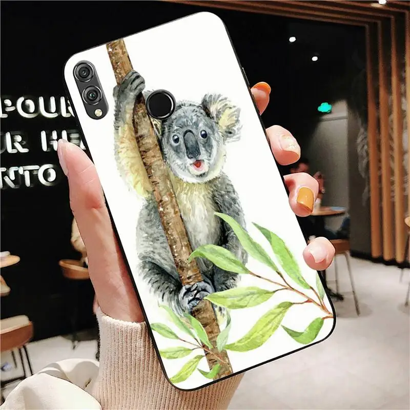 

cute koala bear Phone Case For Huawei Honor 7A 8X 9 10 20lite 10i 20i 7C 8C 5A 8A Honor Play 9X pro Mate 20 lite