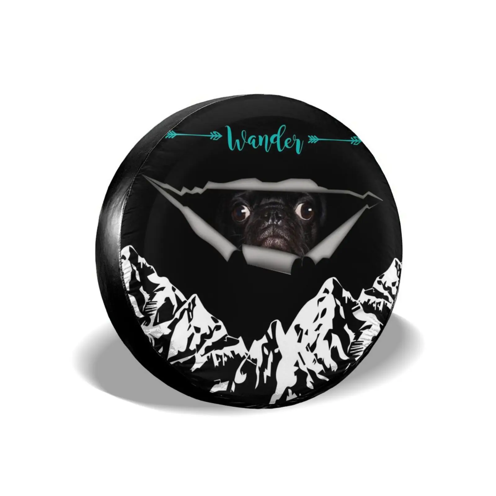 

Compass Tire Cover Universal Spare Wheel Tire Cover Wheel Covers for Trailer RV SUV Truck Camper Travel Trailer