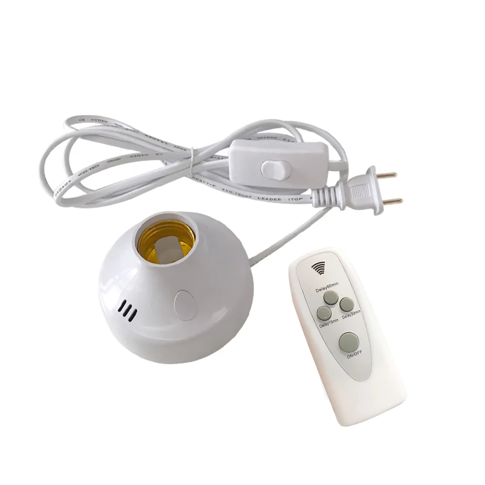 

Беспроводной дистанционный пульт держатель лампы E26 E27 разъем 110V 220V лампа светодиодный Ночной светильник с таймером дистанционный пульт дл...