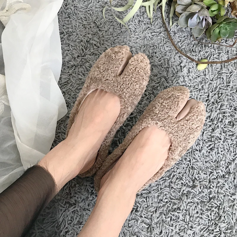 Женская обувь таби уличные тапочки ниндзя в японском стиле креативные шлепанцы