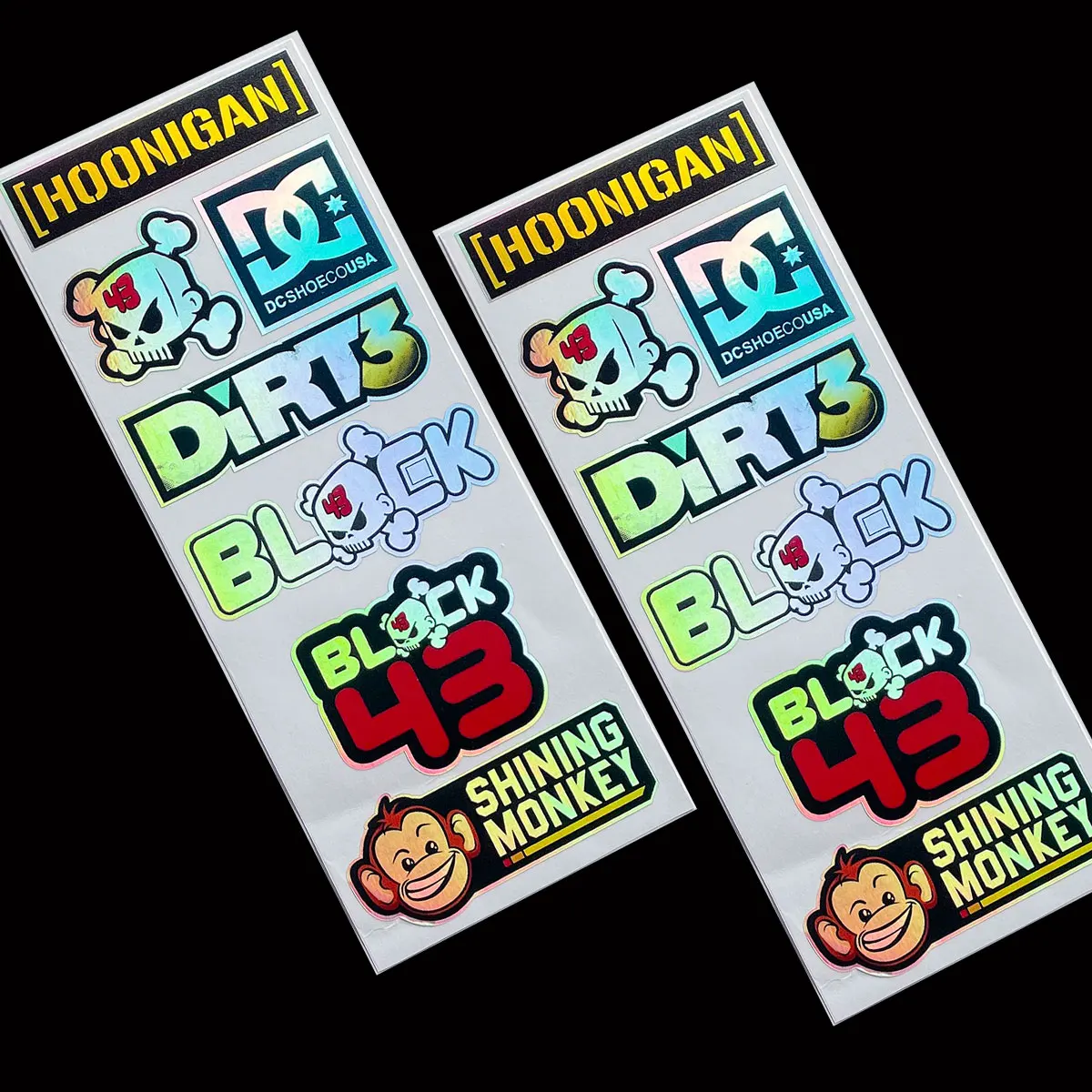 Лазерная Радужная мотоциклетная боковая полоса наклейка на шлем автомобильный