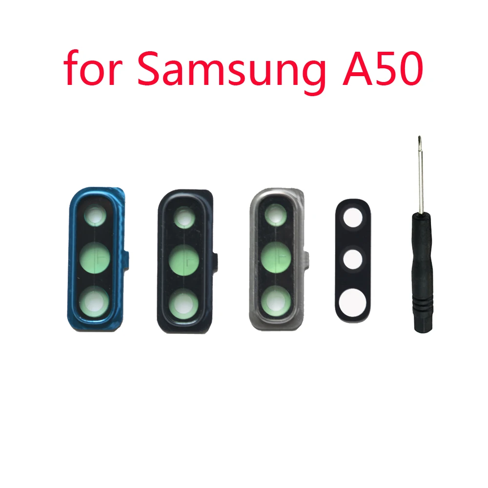 Для Samsung Galaxy A50 A505 A505F A505FN A505FM A505GN корпус телефона рамка новая задняя камера защитное стекло крышка объектива + Инструменты