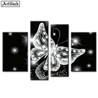 5d diamond painting butterfly crystal icon full square round drill animal decorative painting diamond mosaic sticker crafts