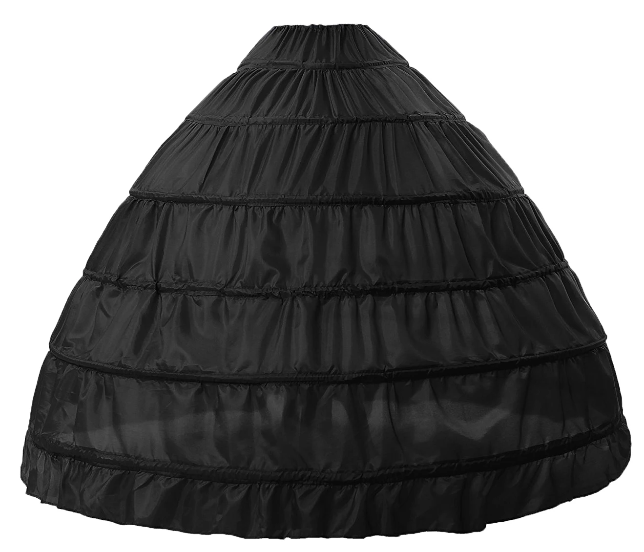 

New Black/White 6 Hoops Petticoats for Wedding Dress Ball Gowns Crinoline underskirt saiote de noiva 2022
