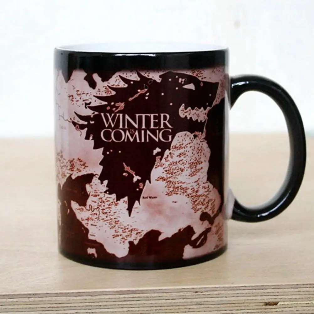 Игра престолов карта кружка Термочувствительная меняющая цвет кофейная чайная
