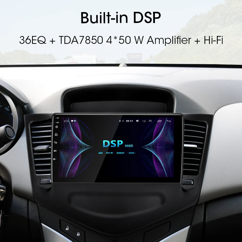 Jansite 4G RDS 9 &quotАвтомагнитола для Chevrolet Cruze 2009-2014 Android 36EQ 2G + 32G сенсорный экран