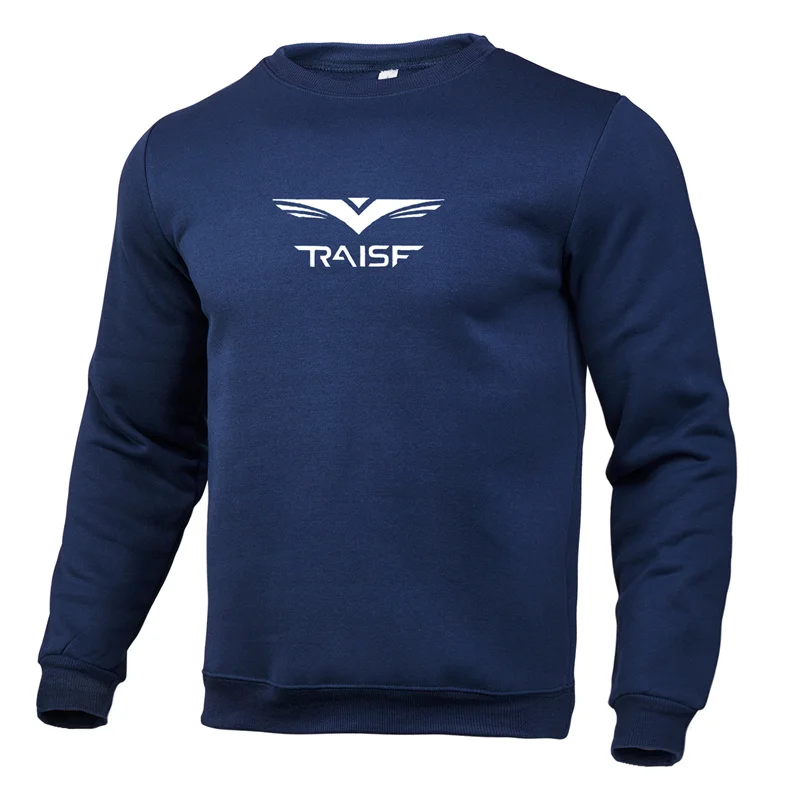 

Fall/Winter 2021 Large Size Men's Slim Pullover Sweater Men's Solid Color Printing O-Neck Fashion Casual Pullover M-4XL