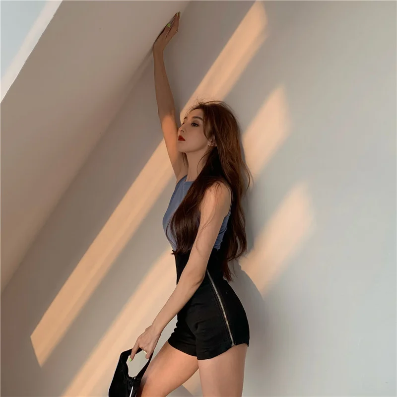 Женские узкие джинсовые шорты облегающие эластичные с высокой талией 2021 |