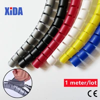 810152025mm 1m line organizer pipe protection spiral wrap winding cable wire protector cover tube%ef%bc%88without wire finder%ef%bc%89