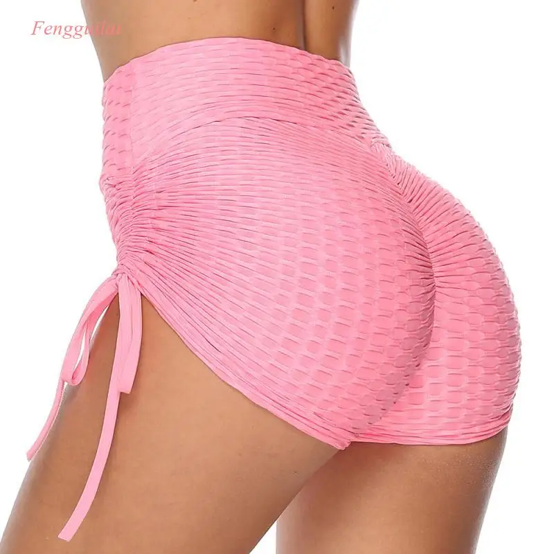 New Booty Shorts Women Summer Sexy Joga Shorts For Sport Running Push up Slim Elastic High Waist Workout Casual Femme Streetwear