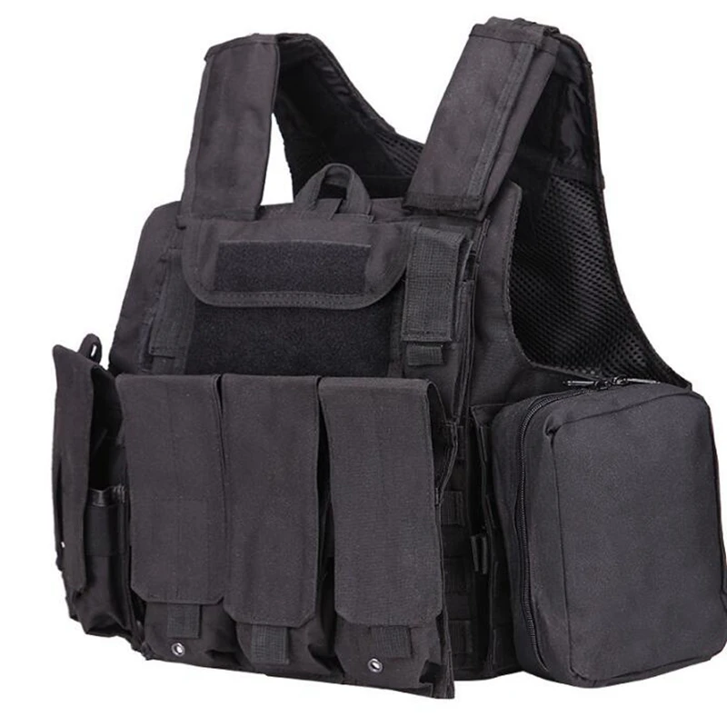 

Tactical Molle Vest Chest Rig Airsoft Hunting Camouflage Combat Vest Army Training Plate Carrier Combat Paintball Ammo Pouch
