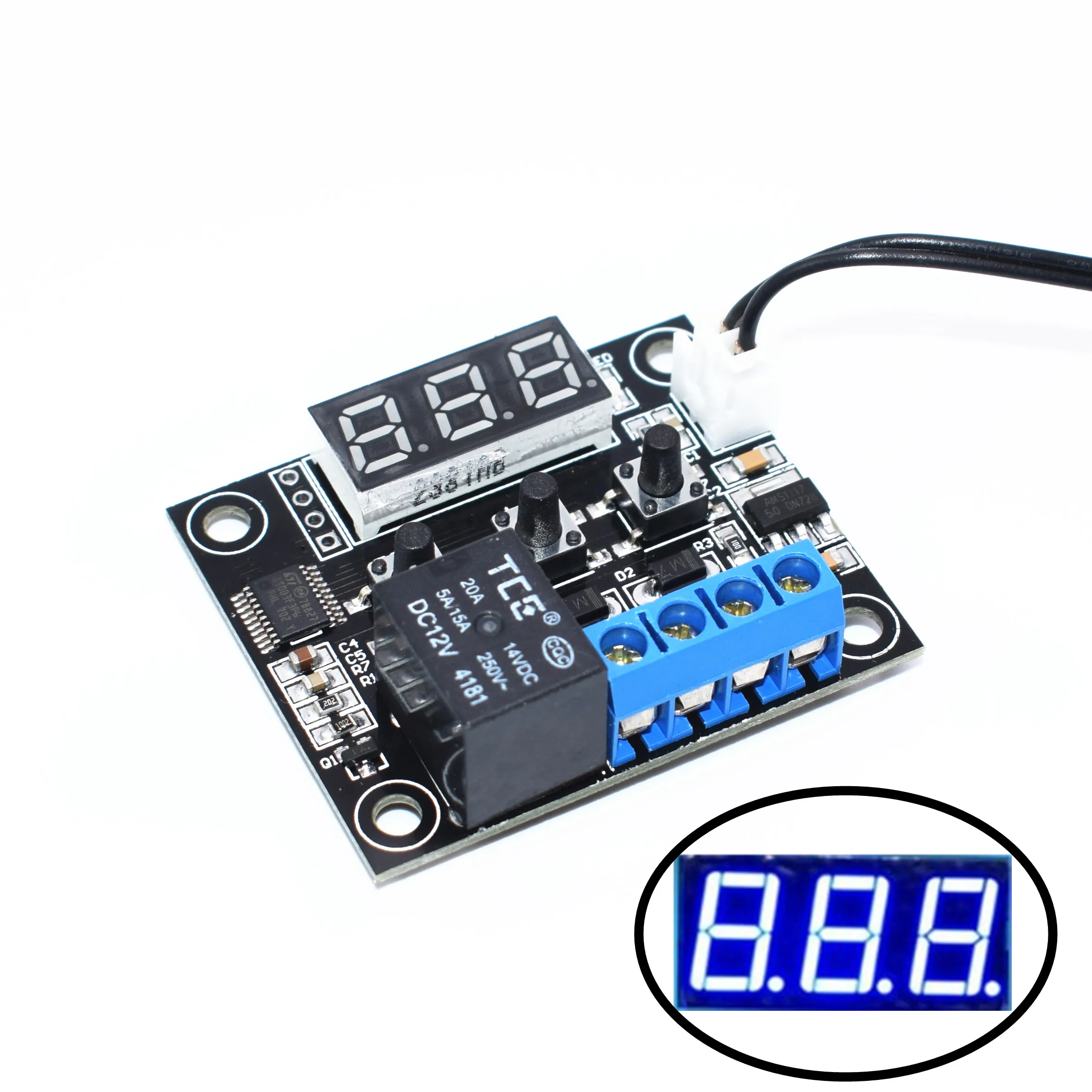 W1209 DC 12V250V температура отопления охлаждения Термостат Температурный контроль