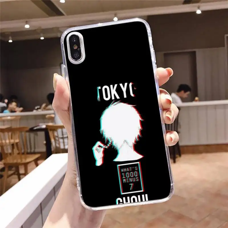 

Tokyo Ghoul Cool Japanese Anime Phone Case For iphone 12 11 8 7 6s 6 5 5s 5c se plus mini x xs xr pro max Transparent soft