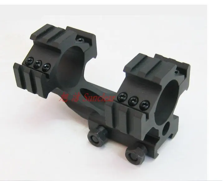 S& H 1 дюйм и 25,4 мм удлиненный офсетный цельный прицел ласточкин хвост крепление кольцо подходит 3/8 ''11 мм рельсы