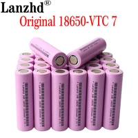 1 12pcs 2022 3300mah new battery 18650 li 3 7v lithium li ion 18650 35e 30a rechargeable batteries for flashlight