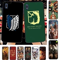 lvtlv anime japanese attack on titan soft silicone phone case for samsung a10 20s 71 51 10 s 20 30 40 50 70 80 91 a30s 11 31