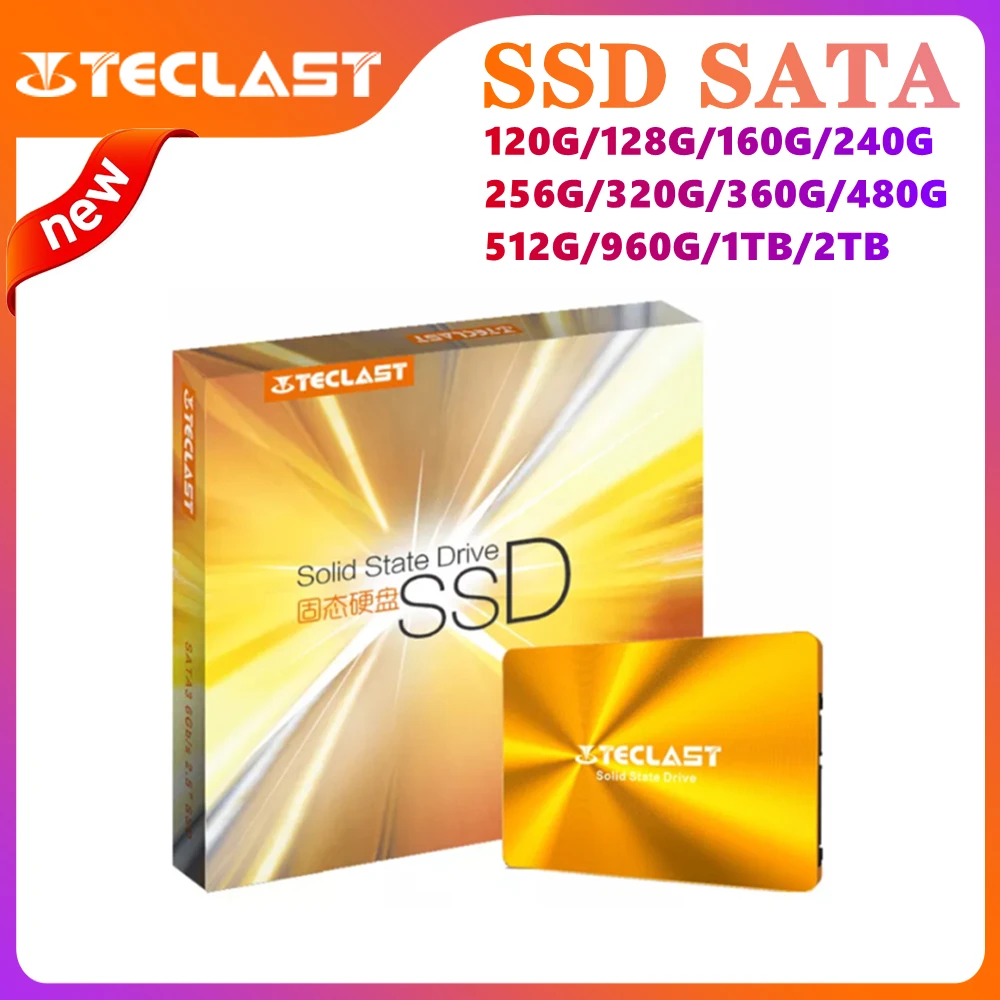 Твердотельный накопитель Teclast SSD 240G 480GB для ноутбука настольный компьютер 120G 128G 256G