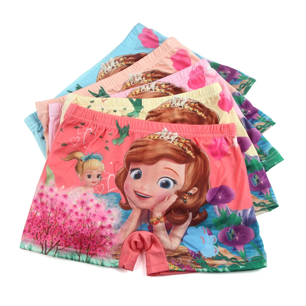 5 шт./лот Детское нижнее белье детские короткие трусы-От 2 до 9 лет из хлопка с