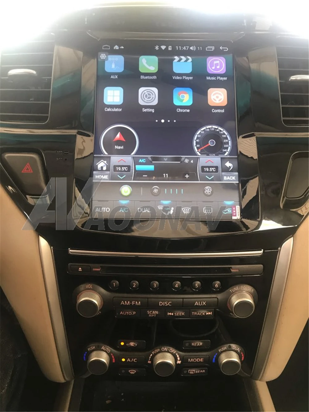 Автомагнитола 2DIN Android Tesla style для Nissan Pathfinder R52 SL SV 2012-2020 автомобильный