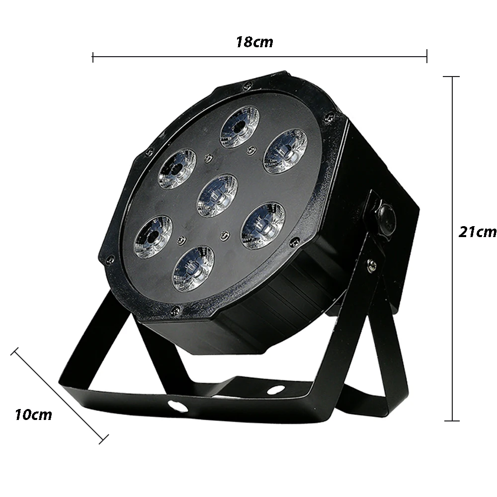 New! 7x12w Led Par Light RGBW 4in1 Fat dmx512 Disco Lights Professional Stage dj Equipment | Лампы и освещение