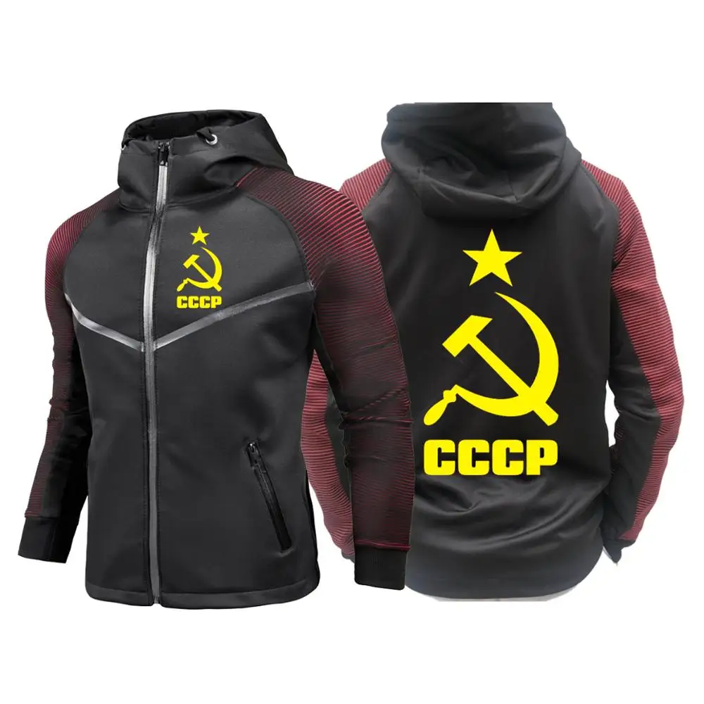 

2021 CCCP Hoodie Designer Motorcycle Jacket Men's Riding Protective Suit Jacket Full Set logo of anti-fall Protective Coat
