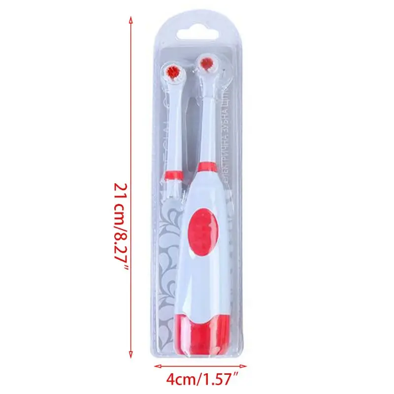 

Rotary Automatic Oral Hygiene Electric Toothbrush Heads Set Battery Operated Electric Tooth Brush