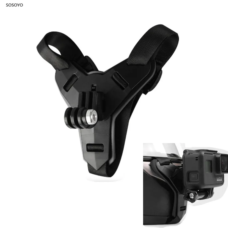 Адаптер для крепления на шлем Gopro hero 8 7 6 5 4 Xiaomi Yi Dji Osmo аксессуары экшн-камеры |