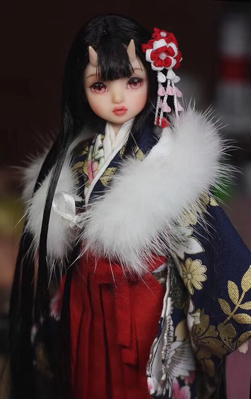 1/8 1/6 1/4 1/3 BJD японские кимоно аксессуары для кукол для BJD/SD blyth OB11, не включая куклу, обувь, парик и шарф E2685