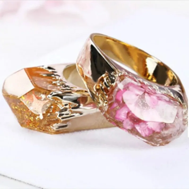 Силиконовая форма в виде кольца с зачарованным ландшафтом необычное искусство