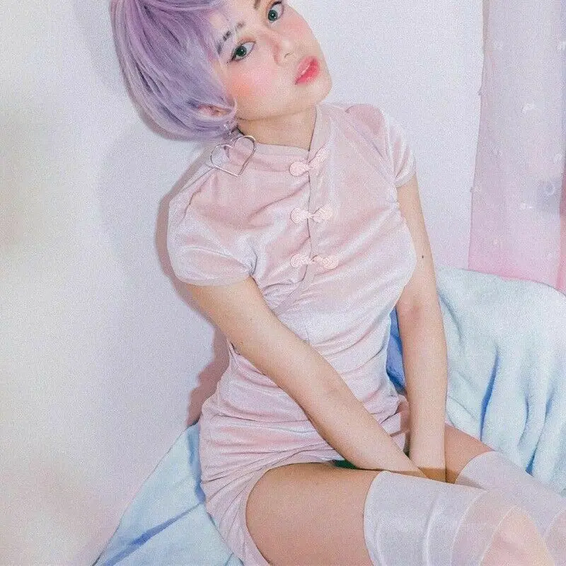 Женское винтажное платье Ципао из китайской замши вечерние праздничные платья