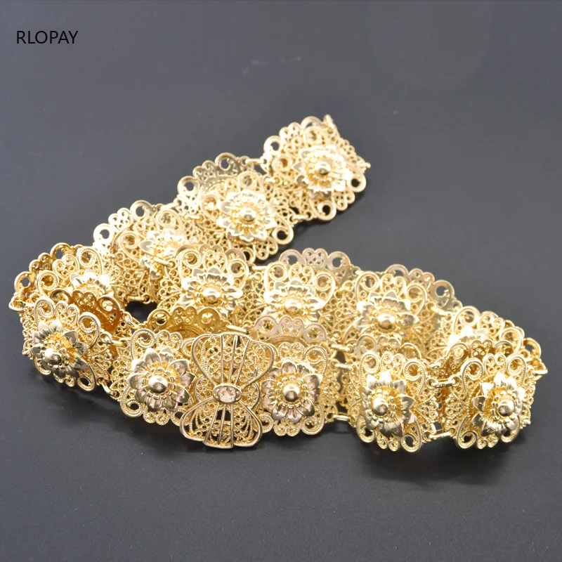 Металлические цветочные ремни для невесты длинная цепочка свадебное платье пояс