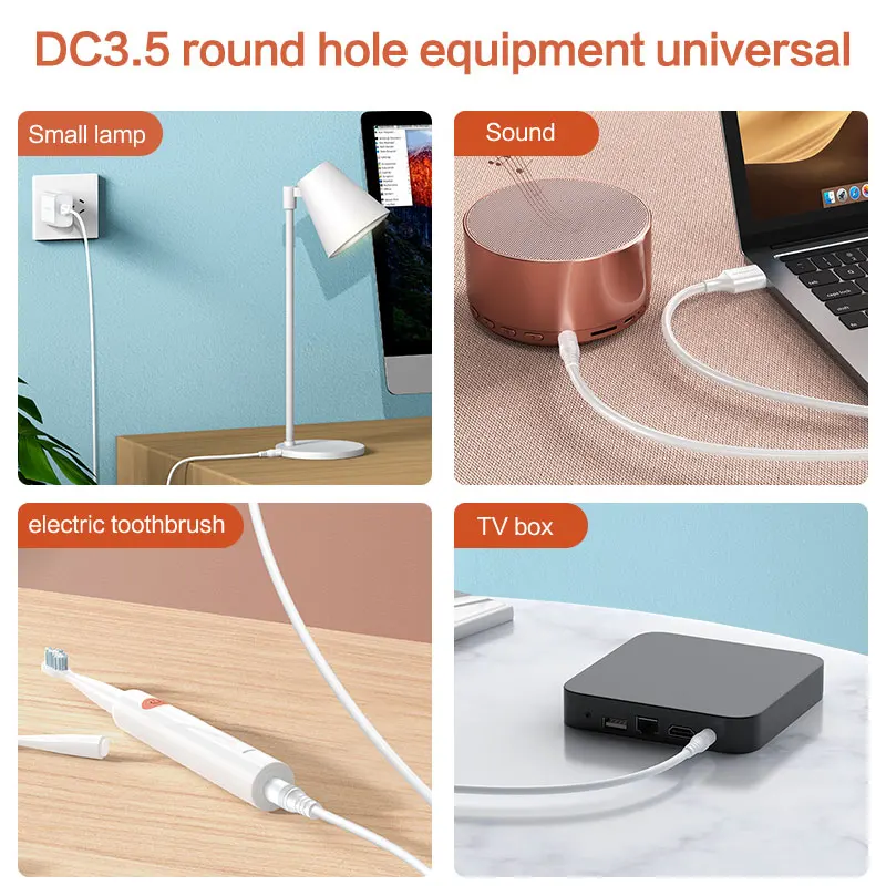 SmartDevil USB переменного тока в постоянный 3 5 мм Мощность кабель для передачи данных