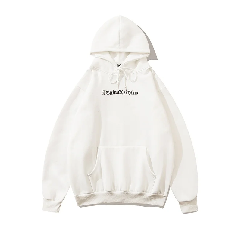 

High Street Checkerboard Winter Hoodie Men Hip Hop Letter Printed Fleece Thicken Coats Fashion Oversized Couple Hooded Jacket