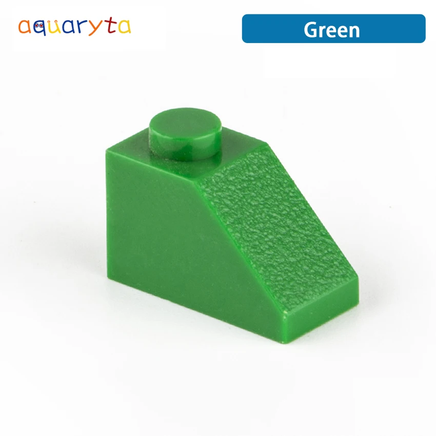 

Aquaryta 150pcs Roof Tile 1X2 Blocks With Slope 45 MOC Enlighten Building Bricks Learning Toys Compatible All Brands 3040 Toys