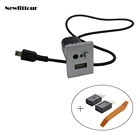 Серебристый USB вход адаптер мини кабель USB слот Интерфейс переключатель для Ford Focus 2 mk2 2009 2010 2011