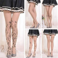 knee socks long women sexy tattoo hosiery stocking accessory cute patterns pantyhose stockings spring summer clothing