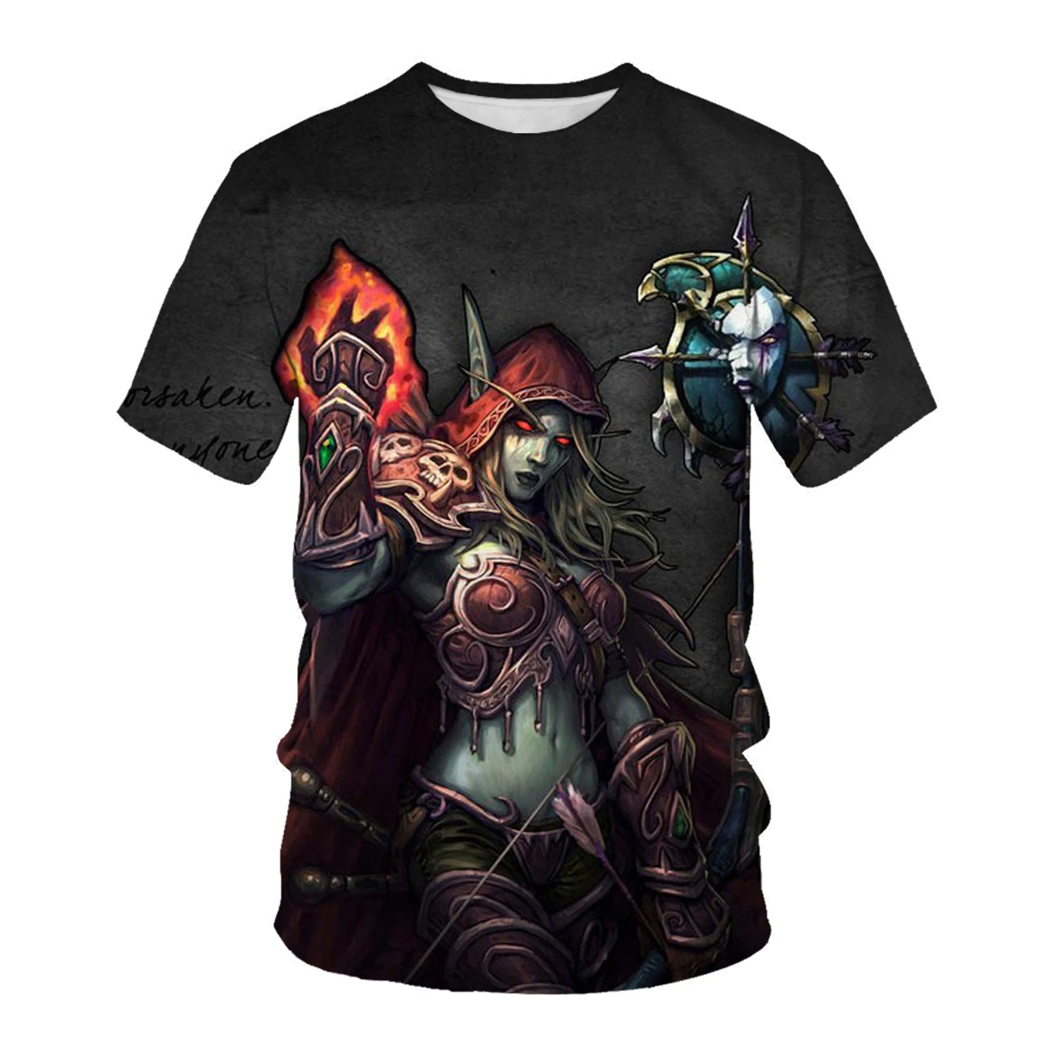 

Summer fashion new men's T-shirt funny movie character 3D printing casual loose breathable trend top