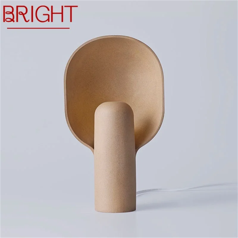 

BRIGHT Nordic Creative Table Lamp Spoon Shape Modern Desk Lighting for Home Living Room Decoration