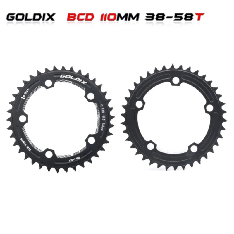 ForSHIMANO 5800 6800 110BCD дорожный велосипед узкая ширина звено цепи 38T 58T велосипедной sram